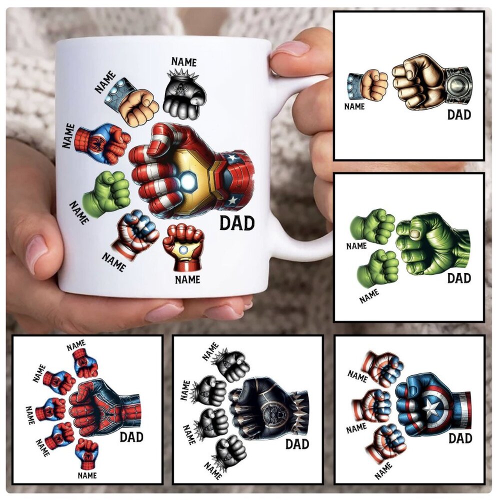 Superhero Father's Day Mug